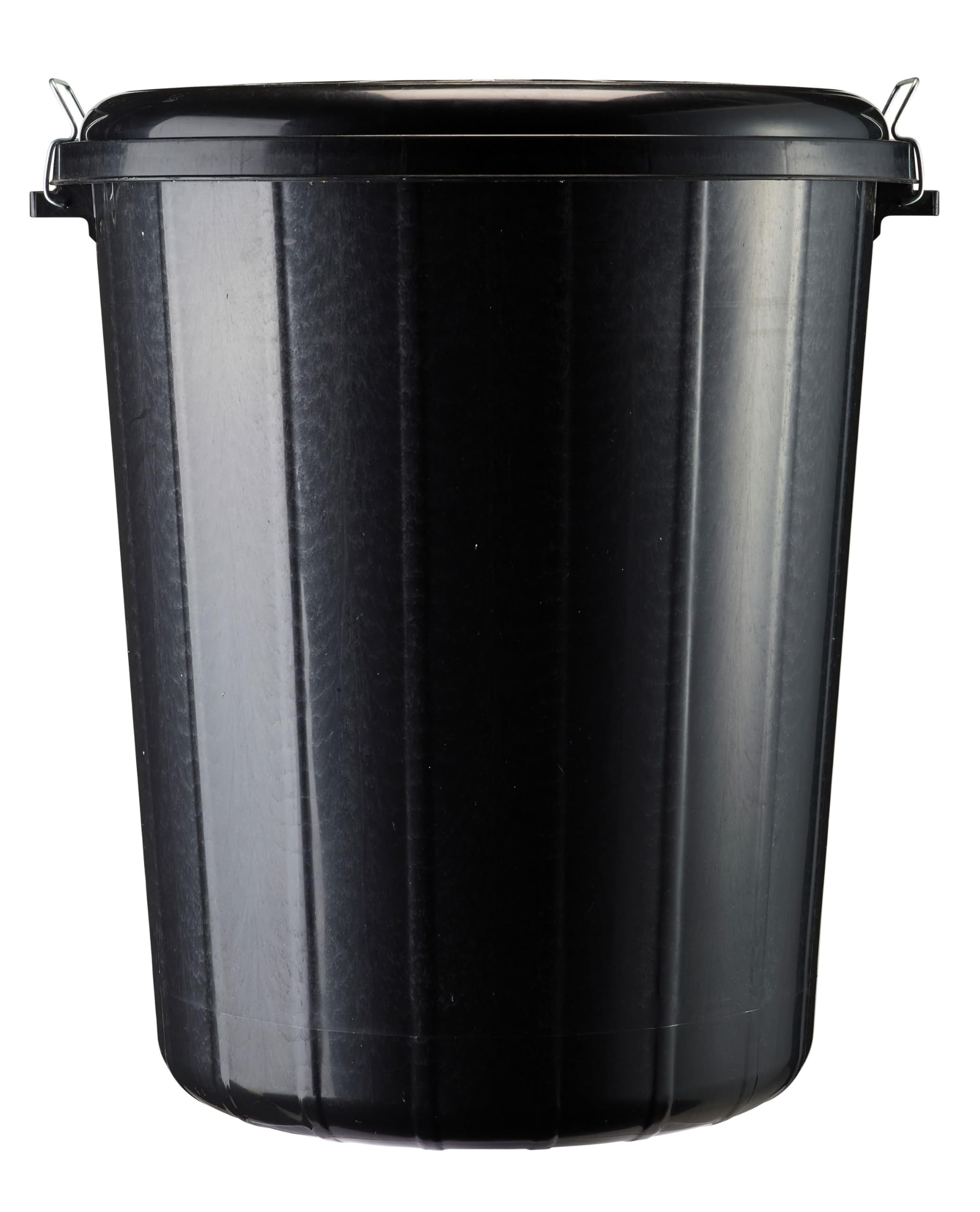 ROSSIGNOL Poubelle de rue avec couvercle. Capacité 85L, Système de verrouillage, Poubelle grande contenance, Idéal pour les déchets extérieurs RONDO