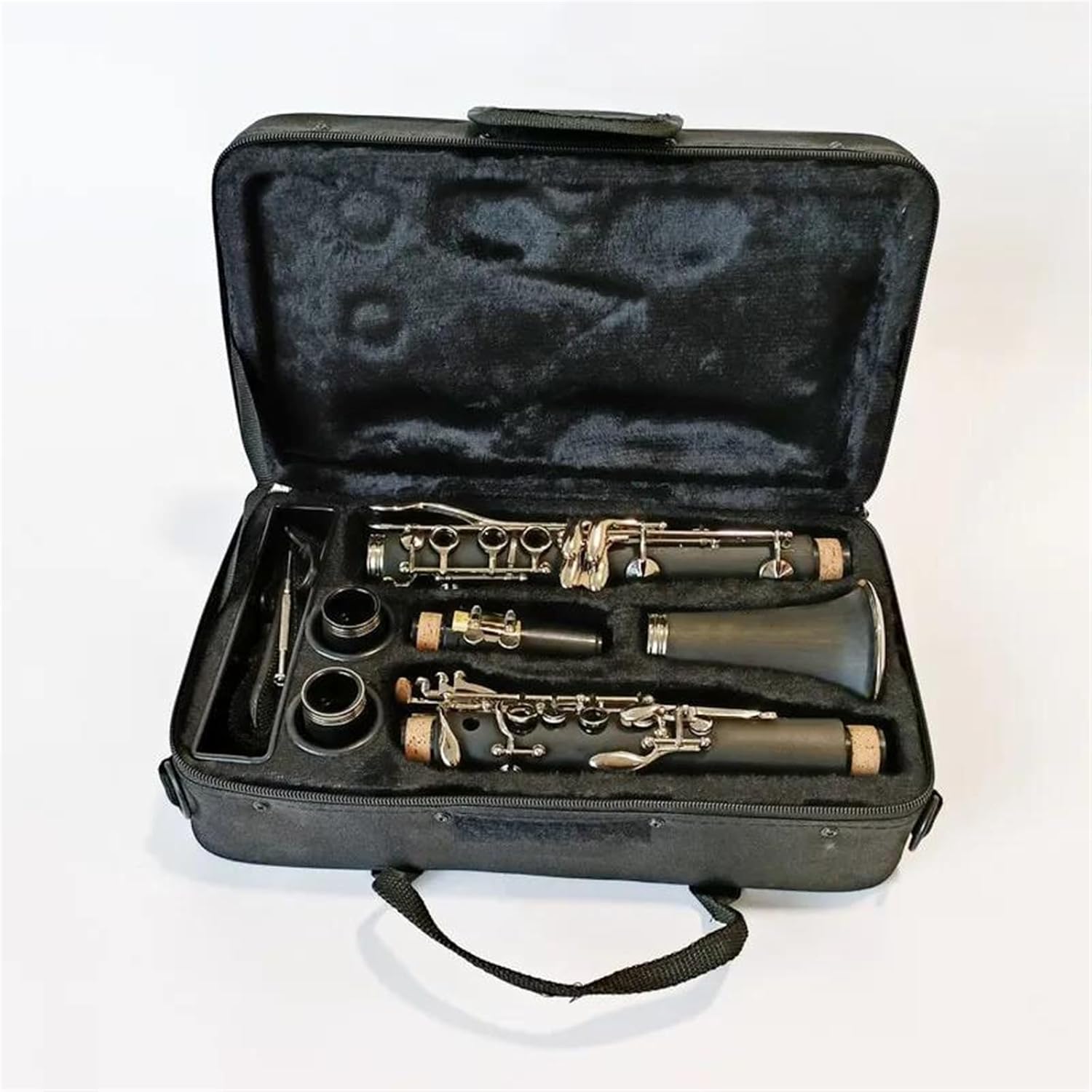 Clarinet Musical Instruments Bb Clarinet 17 Key B Instrument Bakelite Nickel Plated Clarinet