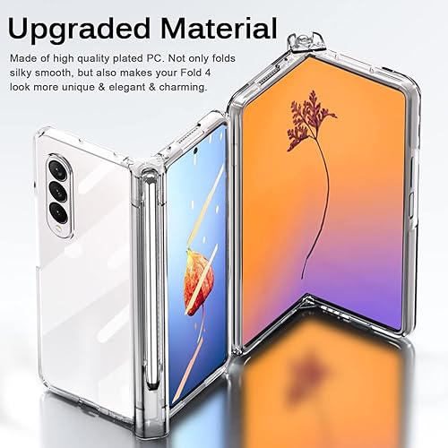 Miniatura 6 de Miimall Funda para Samsung Galaxy Z Fold 4 con bolígrafo, Z Fold 4 con S Pen con soporte para bolígrafo + pantalla de vidrio templado + cubierta de