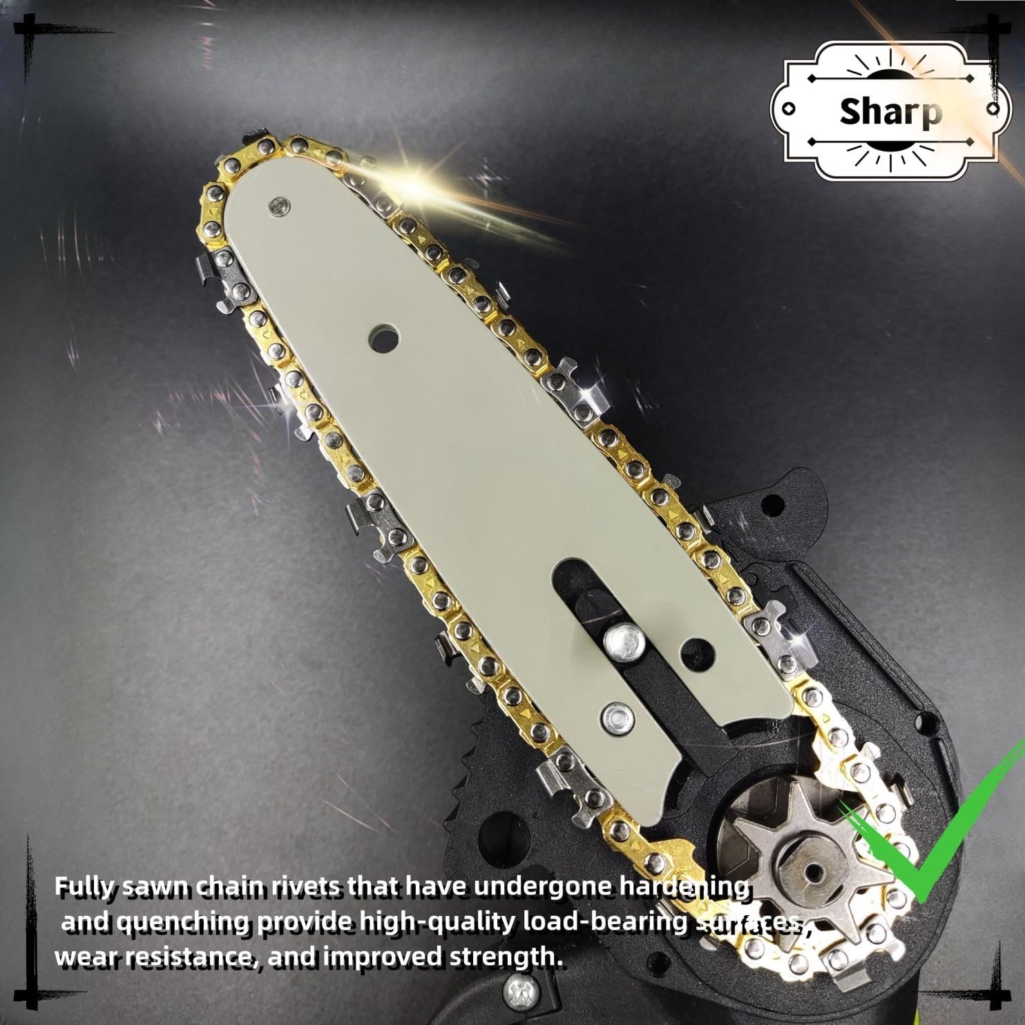 Catena Motosega 35 Cm Barra Da 6 Pollici In Acciaio Ricambio Per Mini Motosega Elettrica A Batteria 6 8435666356833 Motosega Elettrica Einhell