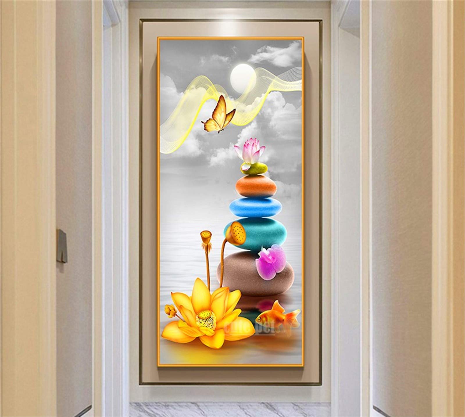 Broderie Diamant 5D DIY grand format sans espace vide papillon