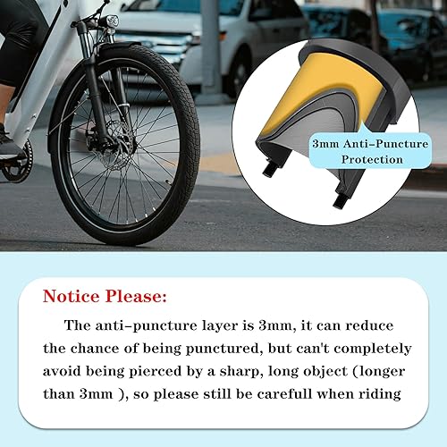 Miniatura 2 de SIMEIQI Paquete de 1 o 2 neumáticos de bicicleta de 24"26"27.5"x1.95" con capa antipinchazos de 0.118 in para neumáticos de bicicleta de montaña con