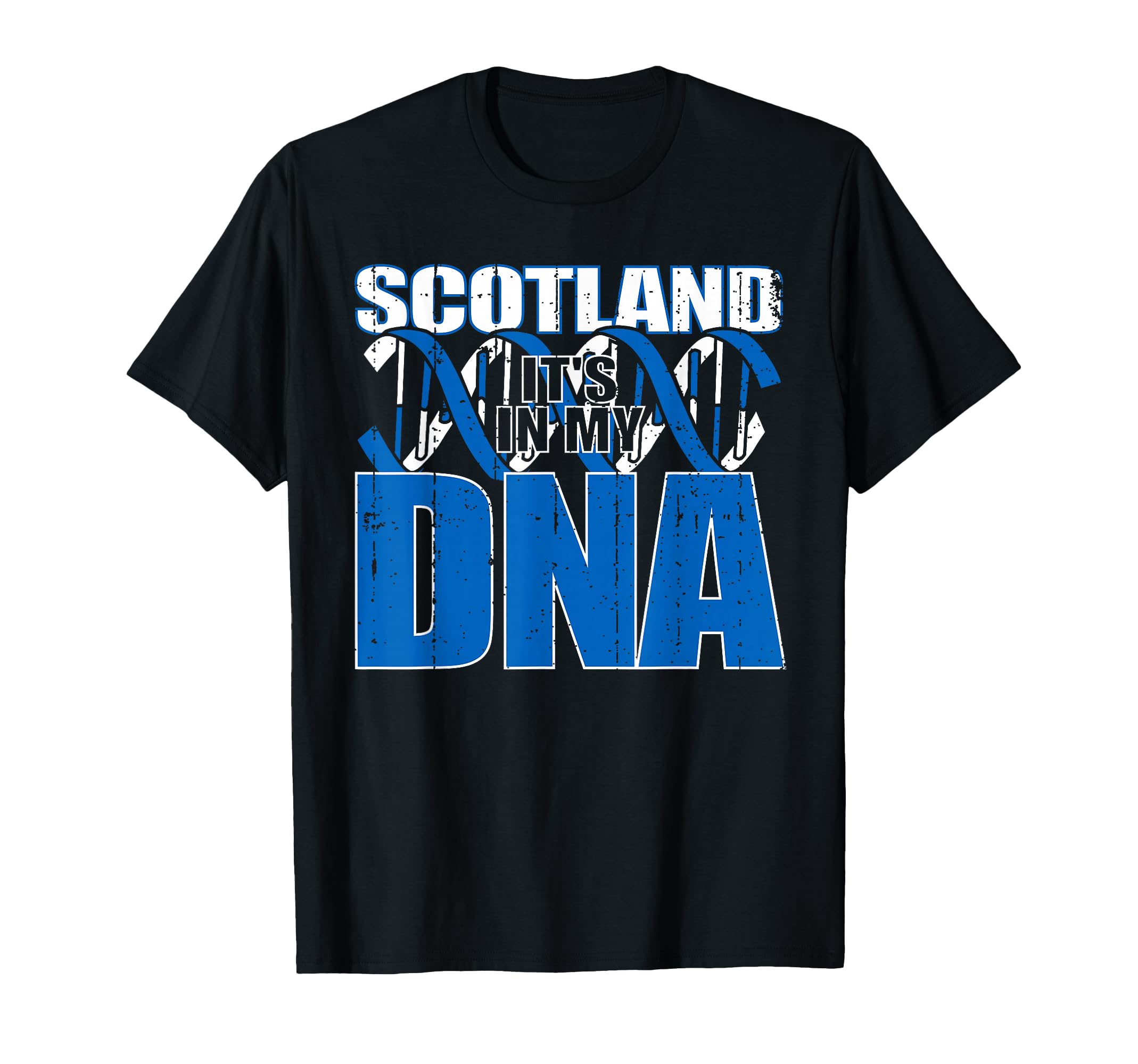Scotland Scottish Flag Scot DNA Football Rugby Fan T-Shirt