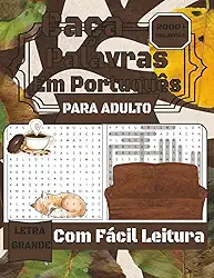 Caça Palavras Em Português: Com impressão fácil de ler sobre o Brasil, comida, café e muito mais | 8 x 11 polegadas, 254 páginas | Presente para ... Natal, feriados e momentos de relaxamento.