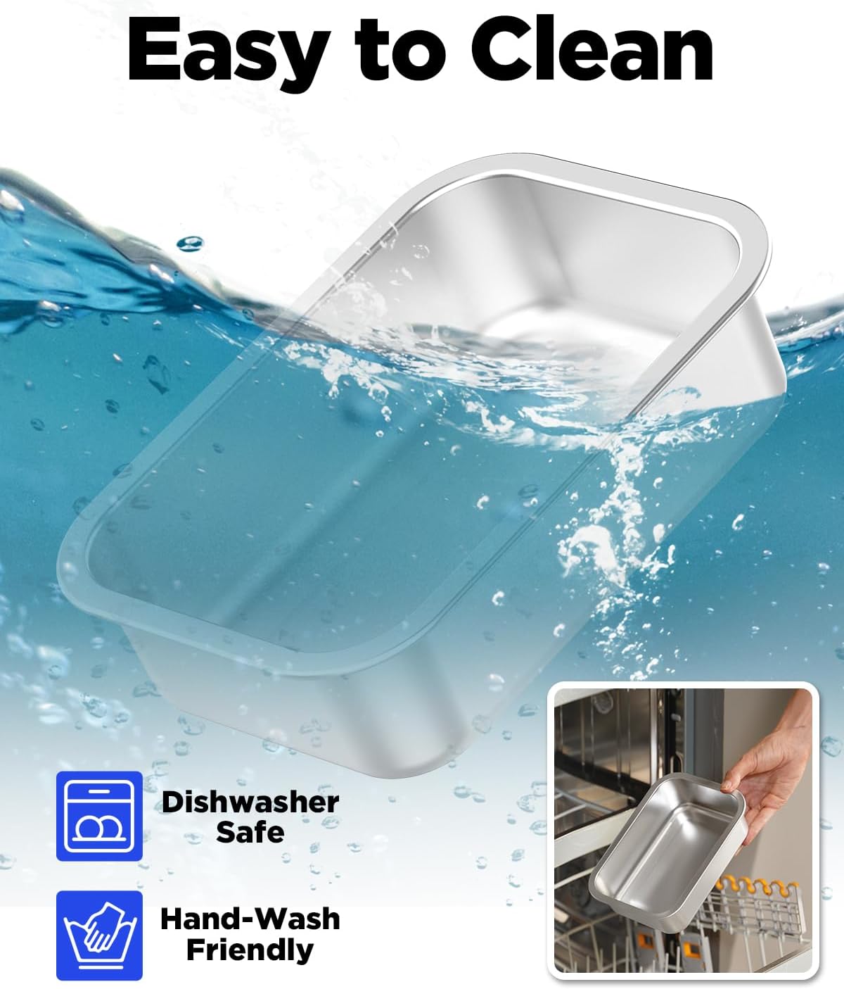 Battery Powered Heated Lunch Box - 20000mAh Cordless Electric Lunch Box for Adults, 1.2L Stainless Steel Self-Heating Food Warmer with Removable Battery, Portable for Work, Office, & Travel - Image 8