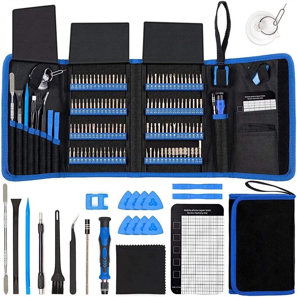 Inserti per Avvitatore,Punte Avvitatore Set di cacciaviti 142 in 1, Multifunzionale, multiangolo, con Testa a Croce, Set di cacciaviti esagonali Plum Blossom