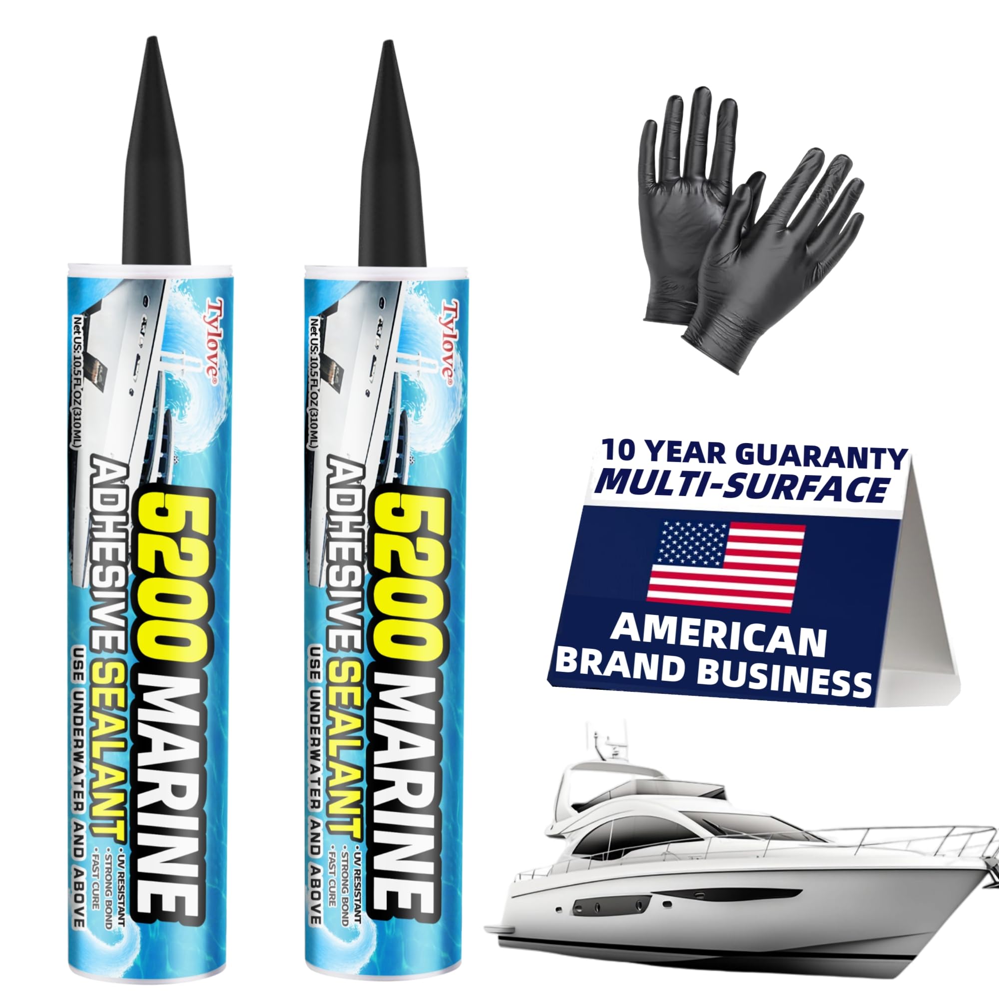 5200 Marine Sealant - Fast Cure & Waterproof -11