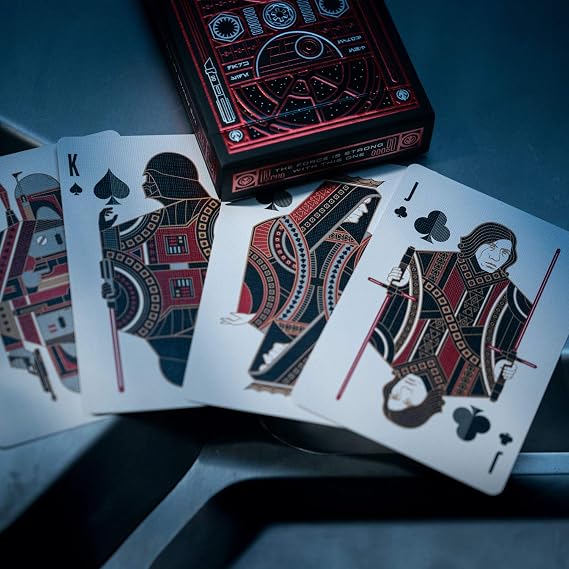theory11 Star Wars Playing Cards, Red - The Dark Side