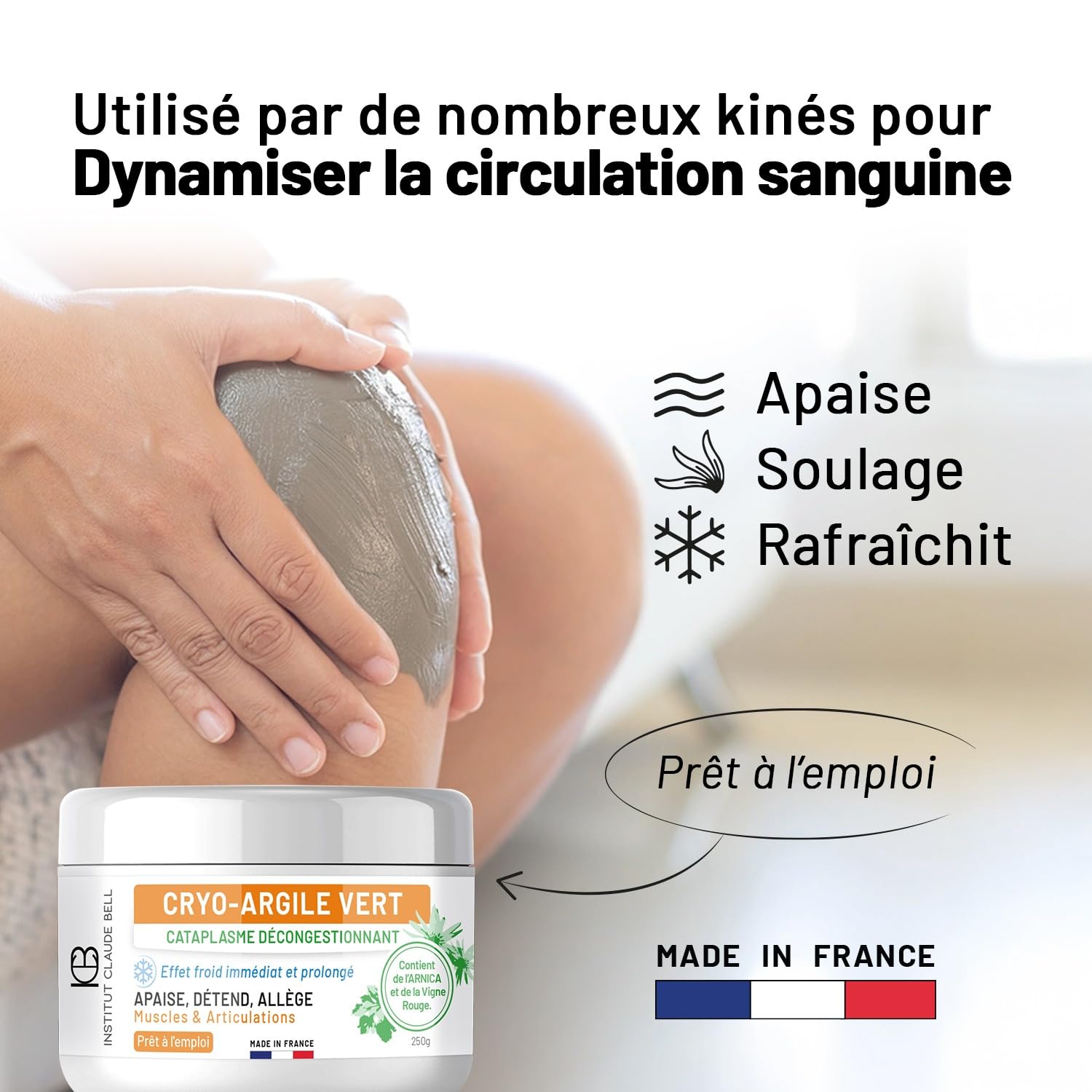 CRYO-ARGILE-Froid Actif Pot de 250 g