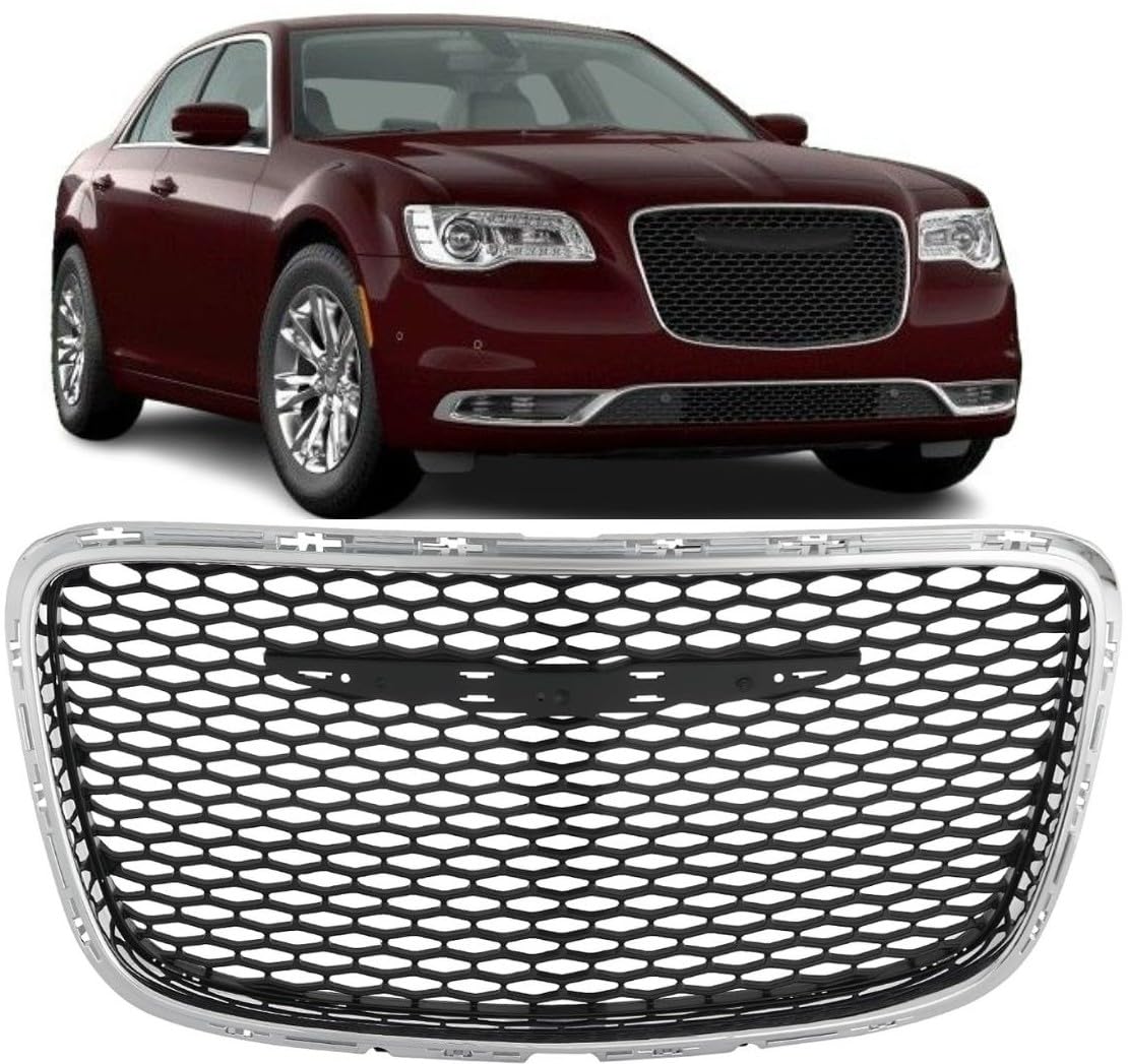 Front Grille compatible with 2015-2023 Chrysler 300