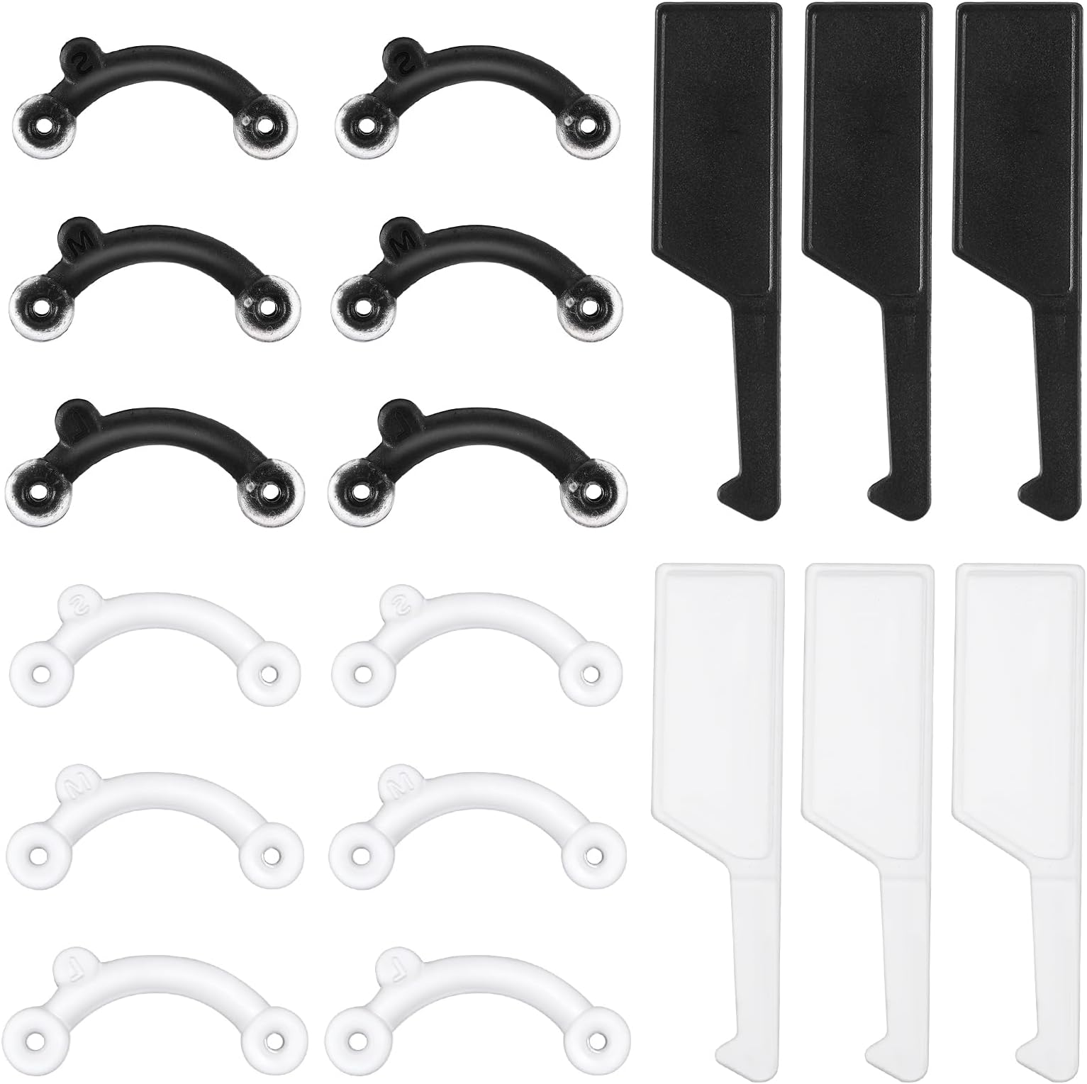 6 Pairs Nose Lifter, Nose Shaper, Noses Job Insert for Rhinoplasty Shaping, Noses Lifting Clips No Pain Invisible Shaper Tool Straightening Beauty Kit Women Men, 3 Size