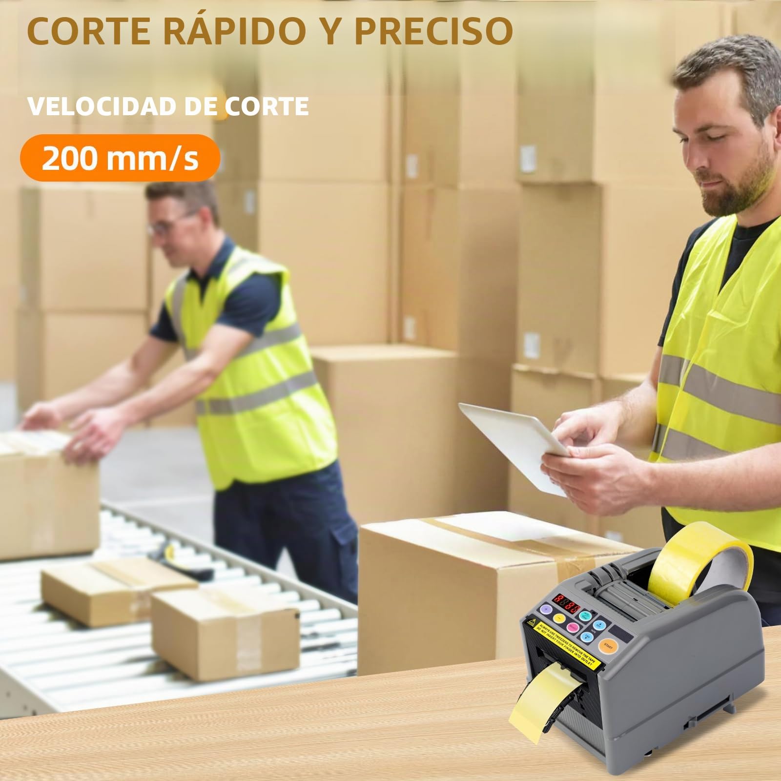 Máquina de corte de cinta, dispensador automático avanzado de cinta de 39.9 pulgadas, ideal para envío, envoltura de regalos, escuelas, restaurantes, negocios, hogares