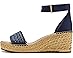 Franco Sarto Clemens Raffia Espadrille Wedge Heel Sandals - Left View
