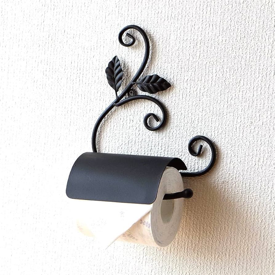 Amazon｜トイレットペーパーホルダー おしゃれ アイアン 可愛い