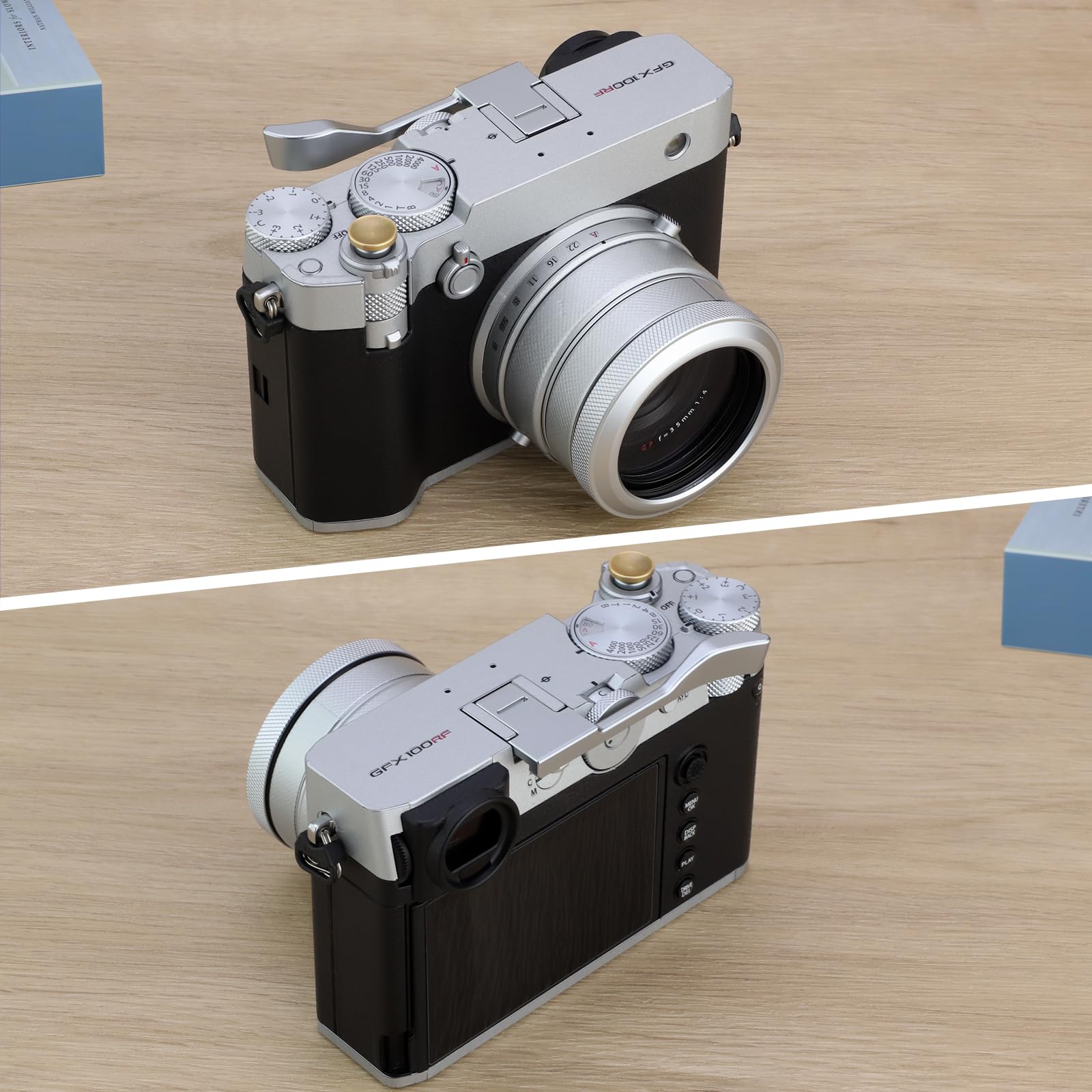 Amazon | Haoge メタル サムアップグリップ 富士フイルム GFX100RF