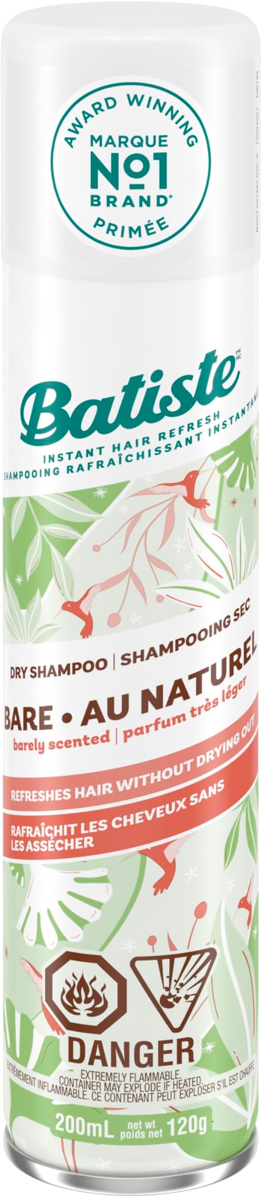 Batiste Dry Shampoo Clean & Light Bare 6.73 fl. oz