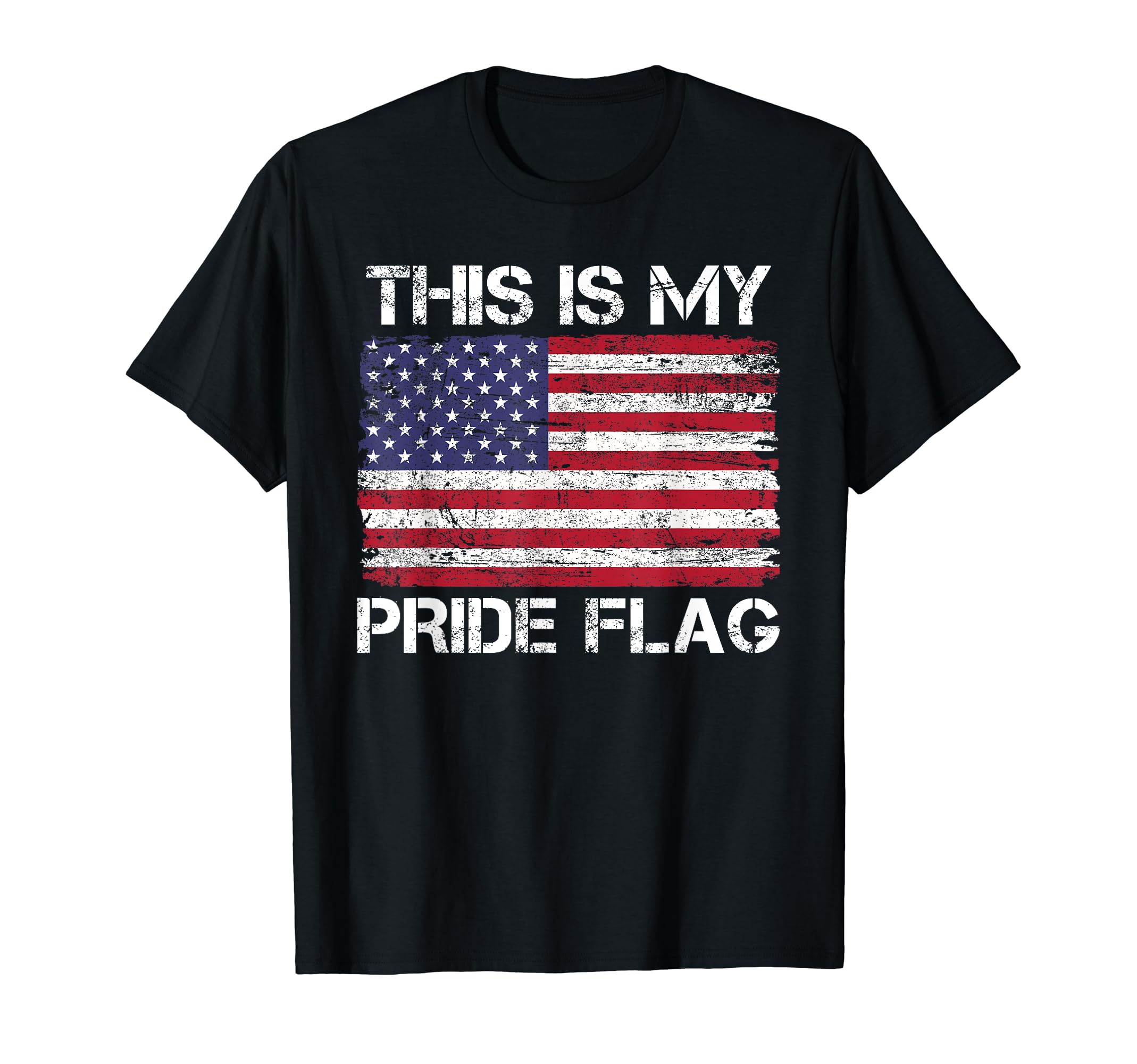 This Is My Pride Flag USA American 4th Of July Patriotic T-ShirtOEKO-TEX STANDARD 100