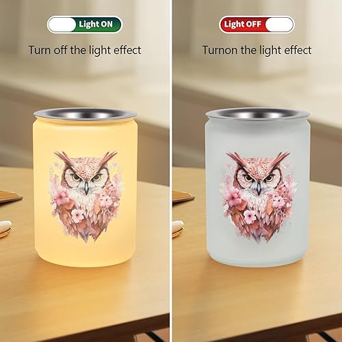 Miniatura 5 de copinpin Calentador de cera para velas, quemador de cera para velas, calentador de cera para el hogar perfumado, calentador de cera para dormitorio,