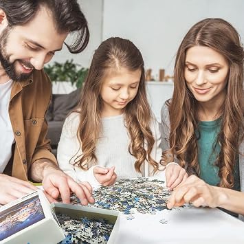 1000 Piece Adult Jigsaw Puzzle, Cute Kitten Collage Cat Puzzle | Fluffy Cat Breed Artwork Puzzle, Relaxing Brain Game for Adults, Home Wall Decor Gift for Cat Lovers and Puzzle Fans