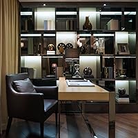 Vista 8 de hunhun 20-Pack 3.3ft/1Meter U Shape LED Aluminum Channel System with Milky Cover, End Caps and Mounting Clips, Aluminum Profile for LED Strip Light