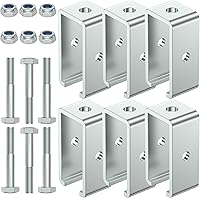 Vista 9 de SKTREX Conector de canal de puntal extendido para montaje en canal de puntal de 1-5/8" de ancho y 1-5/8" de altura