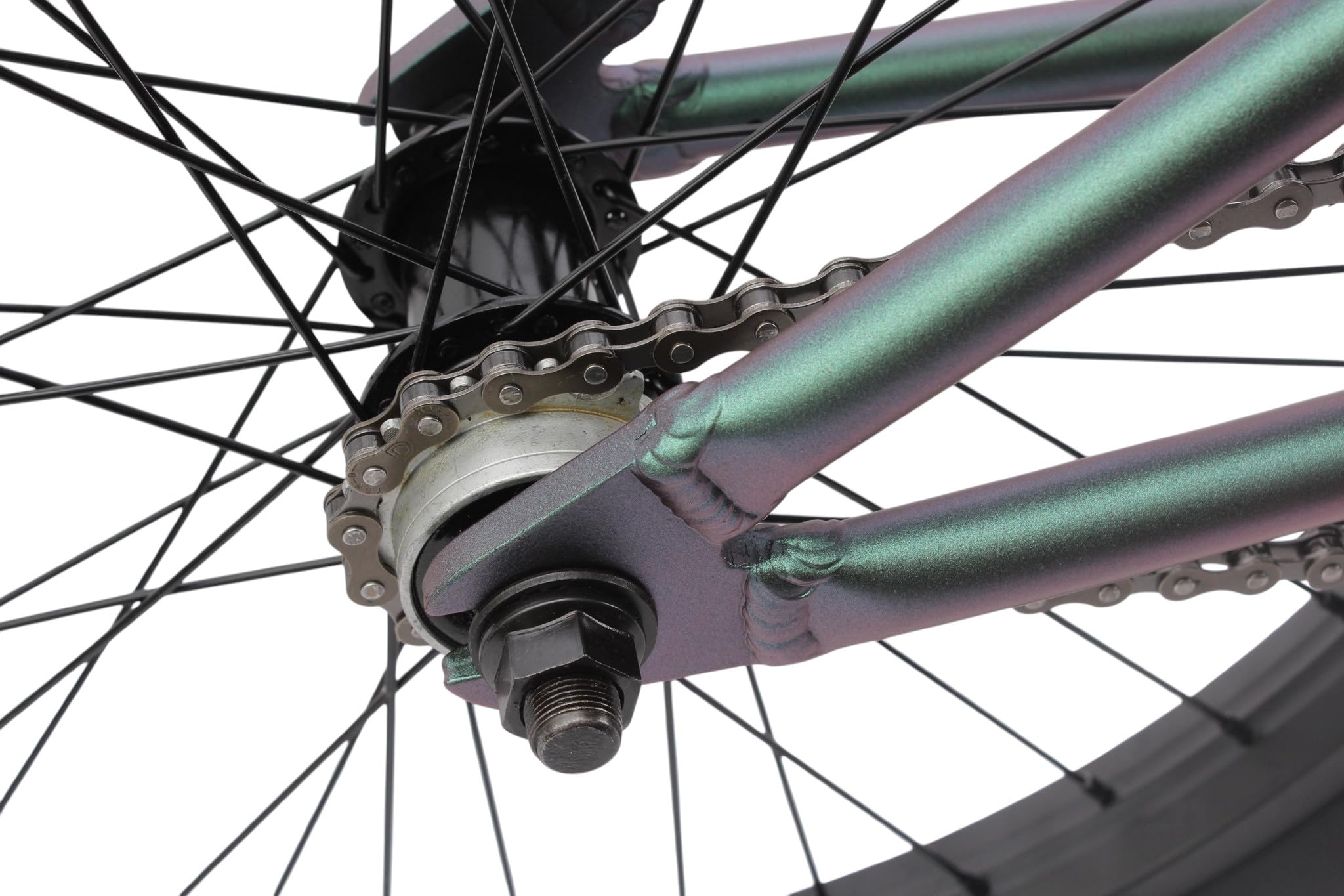 KHEbikes KHE Cosmic AL rower BMX 20" – 10,6 kg – ramka aluminiowa – wirnik Affix – felgi podwójne – Flipflop Zielony – rower BMX dla początkujących – 2025
