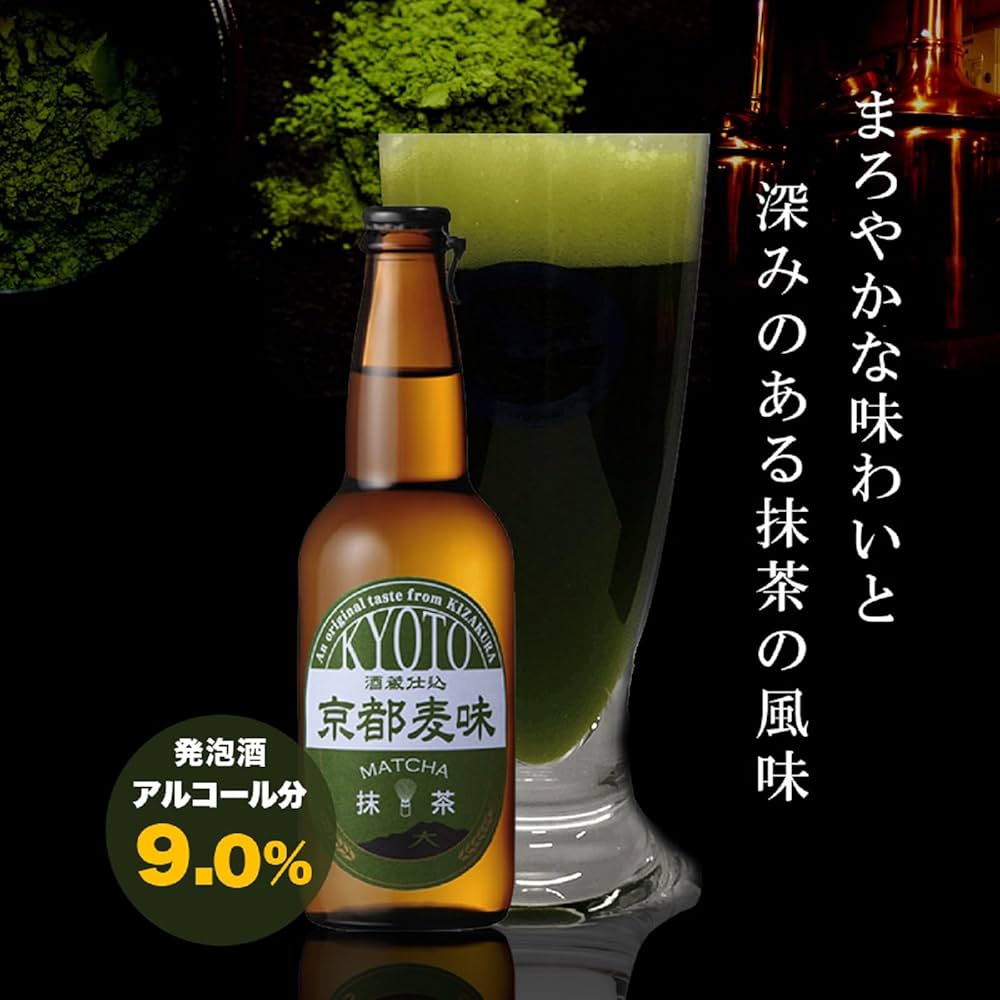 ビール・発泡酒 JILL Amazon.co.jp: クラフトビール 黄桜 抹茶 発泡酒 330ml×12本