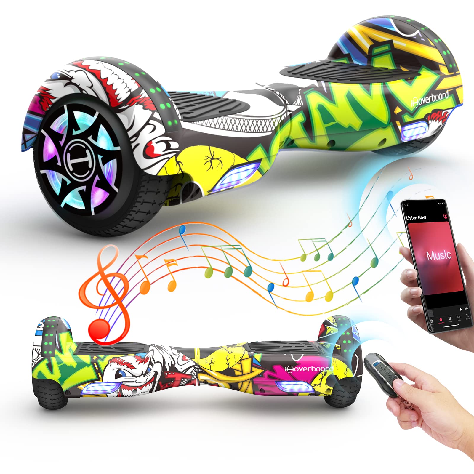 Buy Hoverboards with GoKart Bundle, H1 All Terrain Hoverboards with