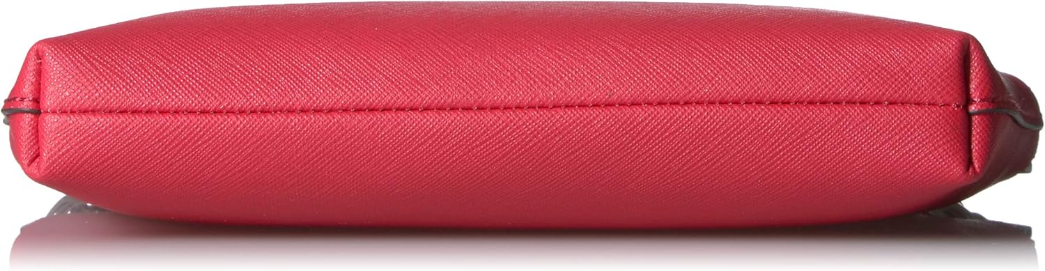 Calvin Klein Women's Hayden Key Item Saffiano Top Zip Chain Crossbody One Size Watermelon