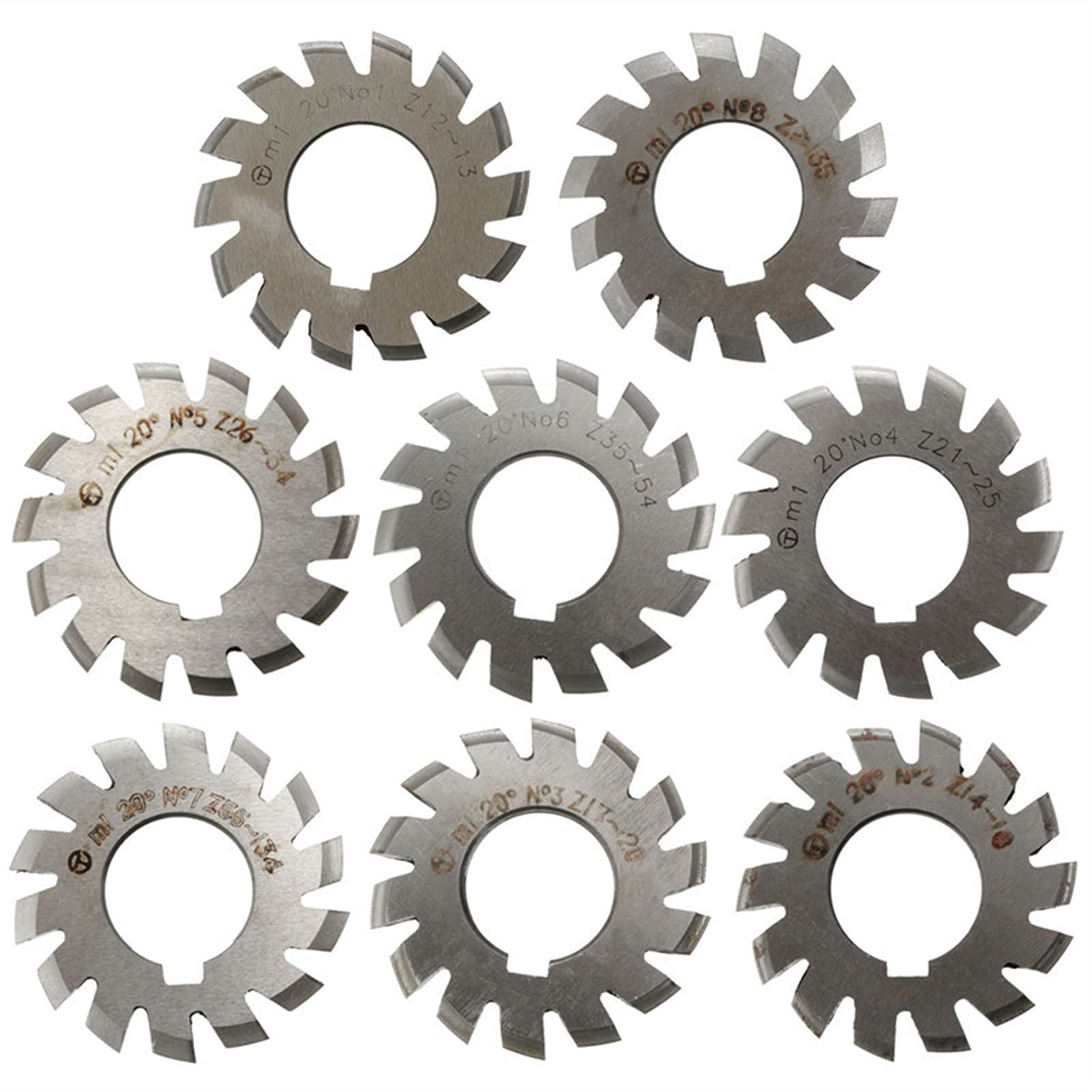Juego de engranajes de piñón,engranaje de piñón de Juego de engranajes de motor de piñón de metal Piezas de repuesto, módulo de engranaje de piñón de motor 1 grados de diámetro interior 22 mm Fresa de