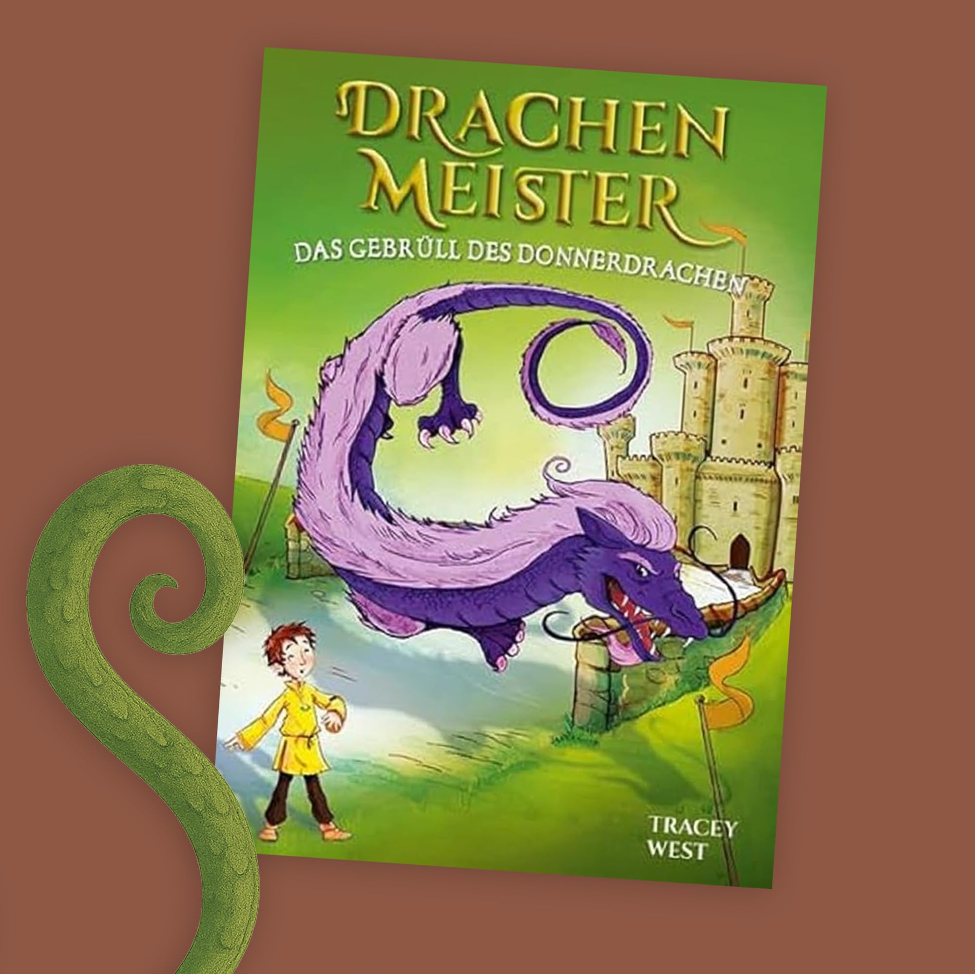 Drachenmeister Bücher-Set Band 5–8 – Kinderbuch ab 6-8 Jahre & Erstlesebuch für Jungen & Mädchen – mit exklusivem Drachen-Lesezeichen – Fantasy-Abenteuer mit Gift-, Mond-, Blitz- & Donnerdrache
