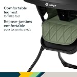 Safety 1st Lily High Chair - Compact Fold, Lightweight Design, Easy Clean, Modern Style - Mineral Green