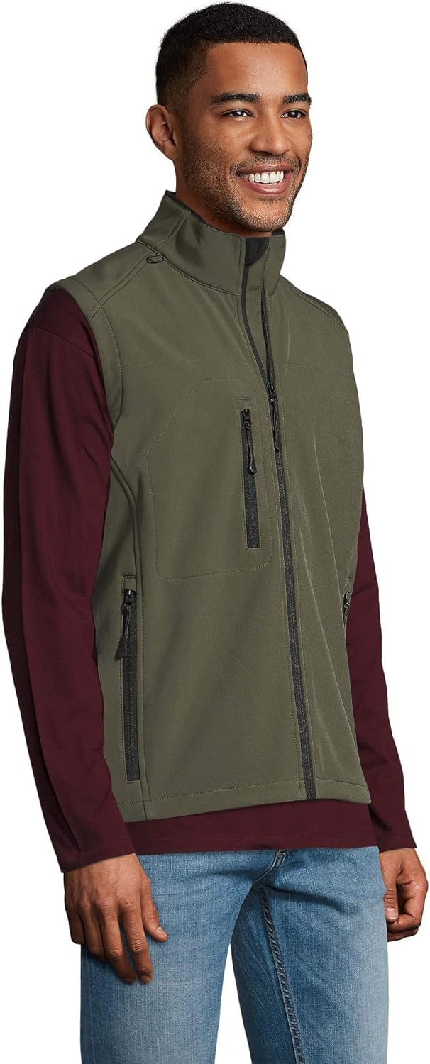 SOL'S Mens Rallye Soft Shell Bodywarmer Jacket (S (36-38” Chest)) (French Navy)