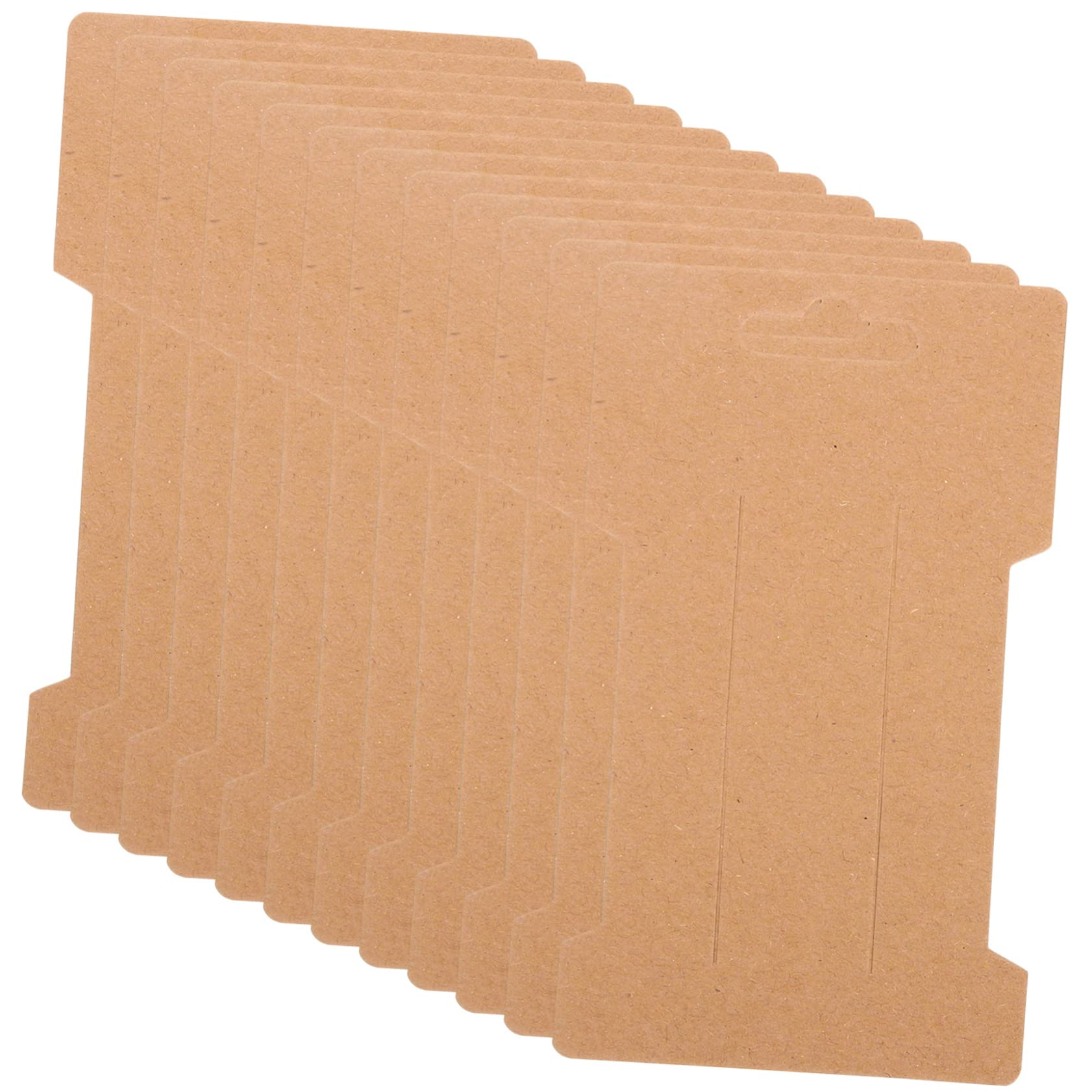 100 Cartes Kraft Pour Barrettes Et Pinces à Cheveux - Présentation Professionnelle Ou Cadeau