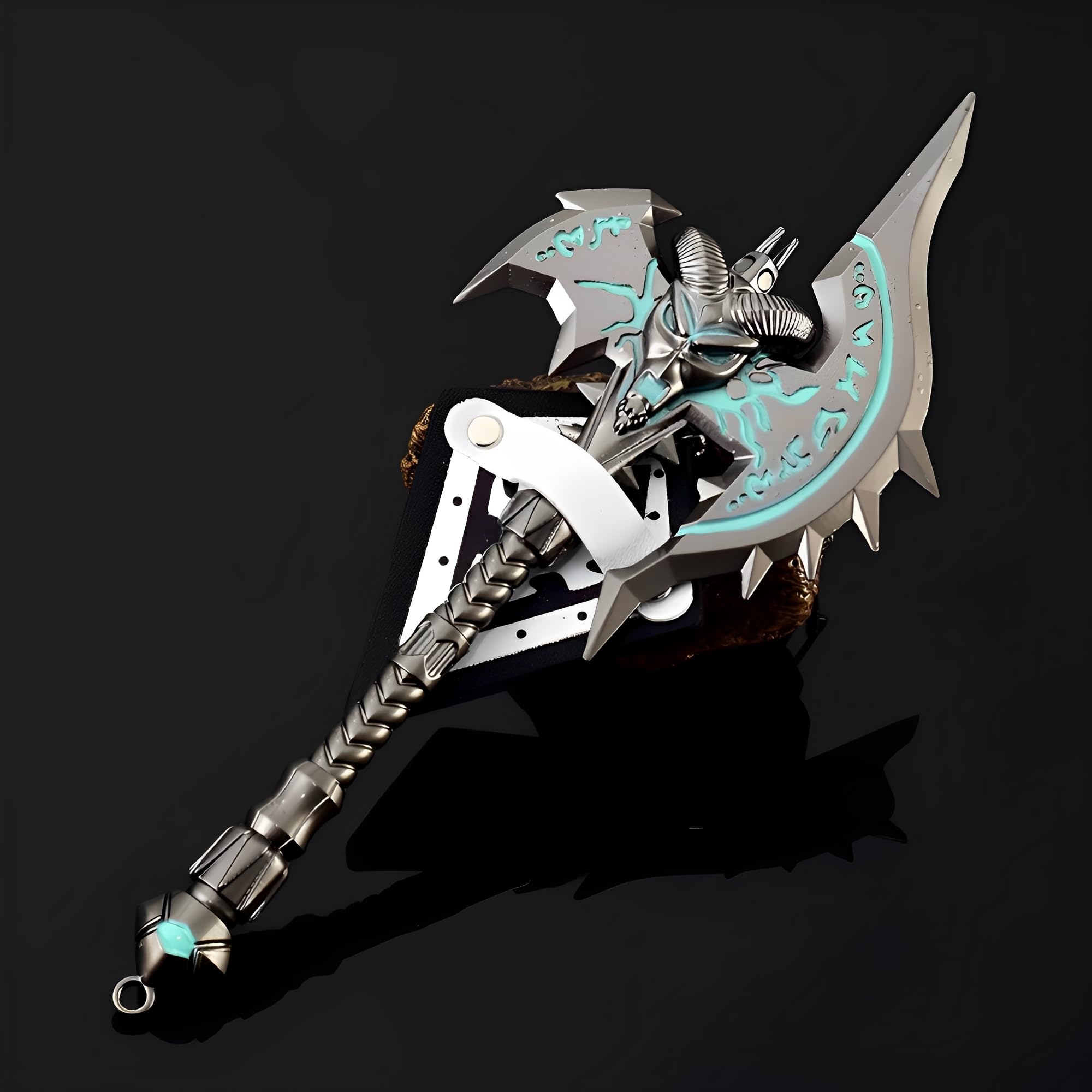 Model ekspozycyjny, Model Shadowmourne, 18 cm/7,1 cala, w całości wykonany z metalu, podstawką, miniaturowa dekoracja biurka