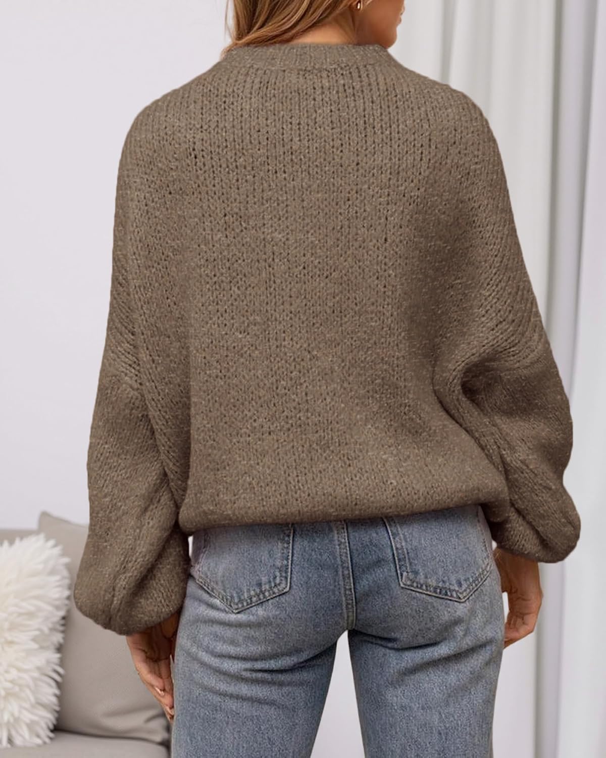  Oversized Sweaters for Women Long Sleeve Fall Tops thumbnail
