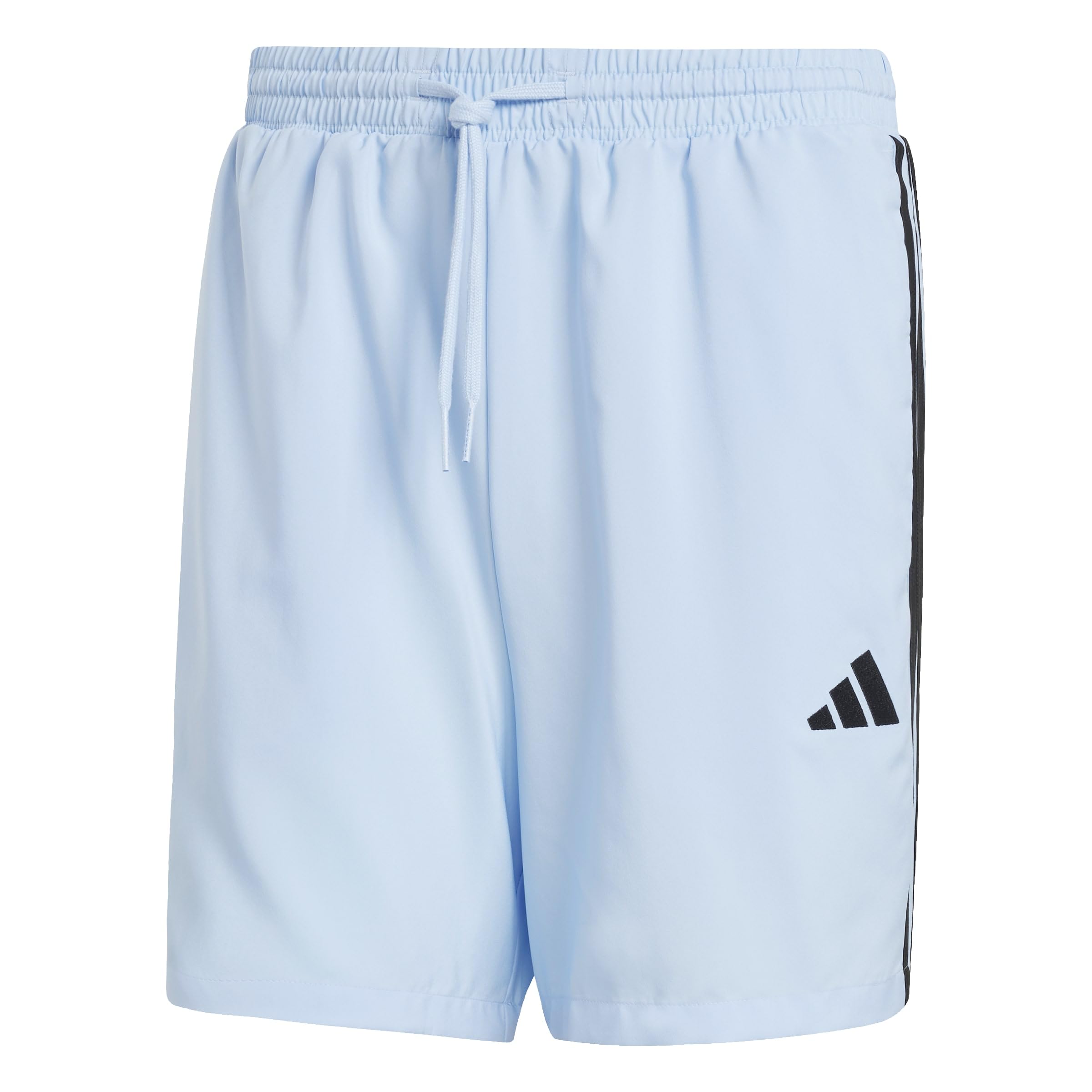 adidas Herren Essential Three Stripes Chelsea Base Short, Glow Blue/​Black, XXL