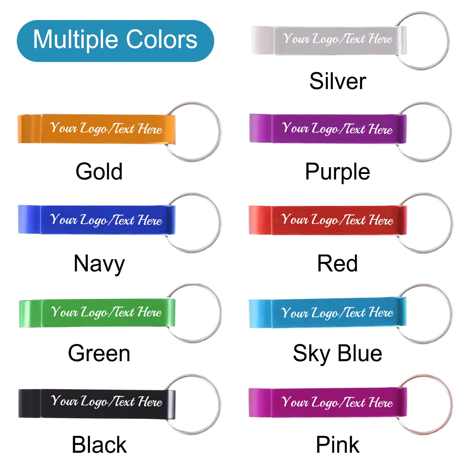 Personalized Custom Wedding Favors Bottle Opener Bulk with Engraved Logo Text Customized Keychain for Guests Men Women Favor