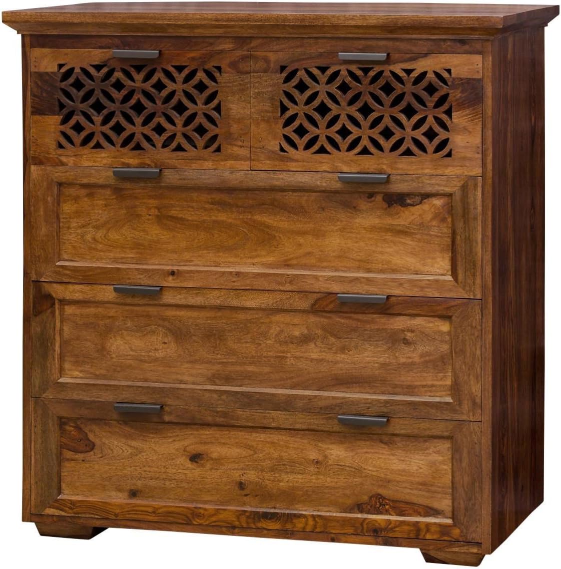 The Attic Ambient Drawer Chest (Lacquered, Honey)