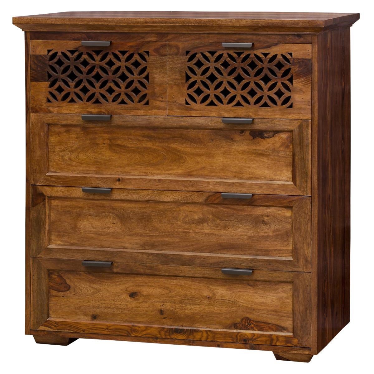 The Attic Ambient Drawer Chest (Lacquered, Honey)