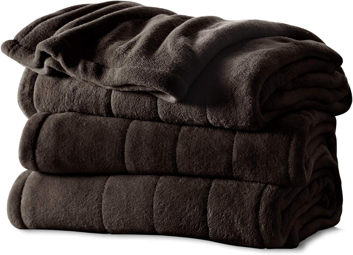 Sunbeam Heated Blanket Microplush, 10 Heat Settings