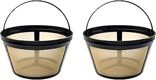 Reusable Coffee Filter, Eco - Friendly, Compatible with Mr. Coffee, Black+Decker, and Other Standard 8-12 Cup Drip Coffee Makers, Replaces Paper, BPA Free (2 Pack)