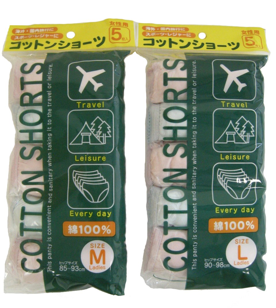 Amazon.co.jp: Yoke Women's Cotton Panties M Pack of 5 : Health