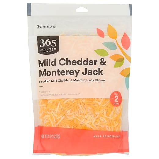365 by Whole Foods Market Shredded Monterey Jack & Cheddar, 8 OZ