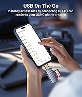 Vista 5 de Syntech Adaptador USB C a USB 2 unidades USB C macho a USB 3 hembra compatible con iPhone 17 Pro Max iMac iPad miniPro 2021 MacBook Pro Air 2024
