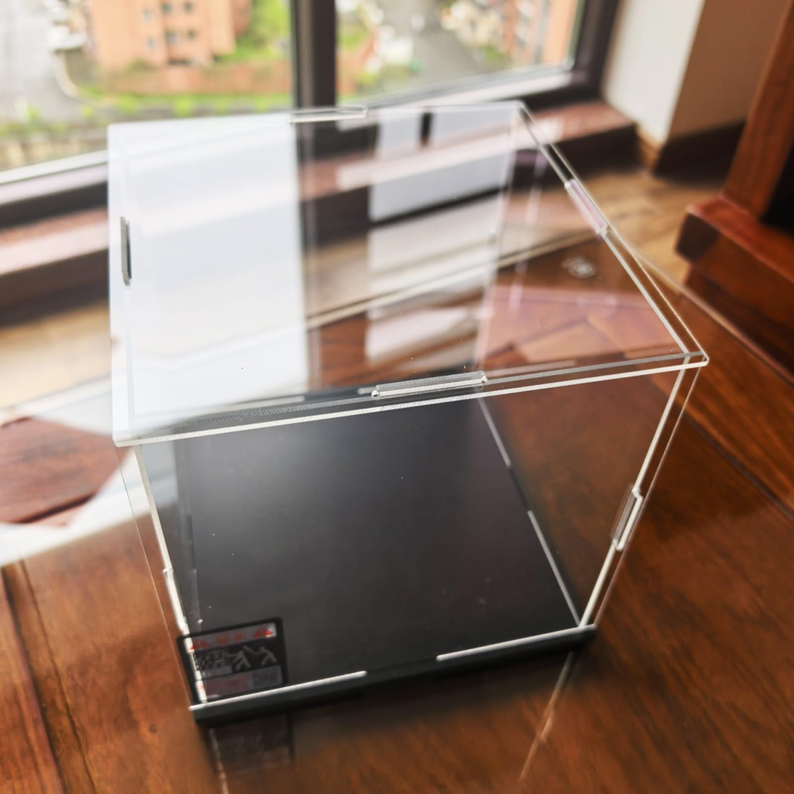 Acryl Vitrine Transparente Stapelbare Acryl-Vitrine für Modellautos | 2 mm Acryl, PVC-Sockel, Staubgeschützte Acryl-Vitrine für Dioramen, Puppen, Erinnerungsstücke, Sammlerstücke