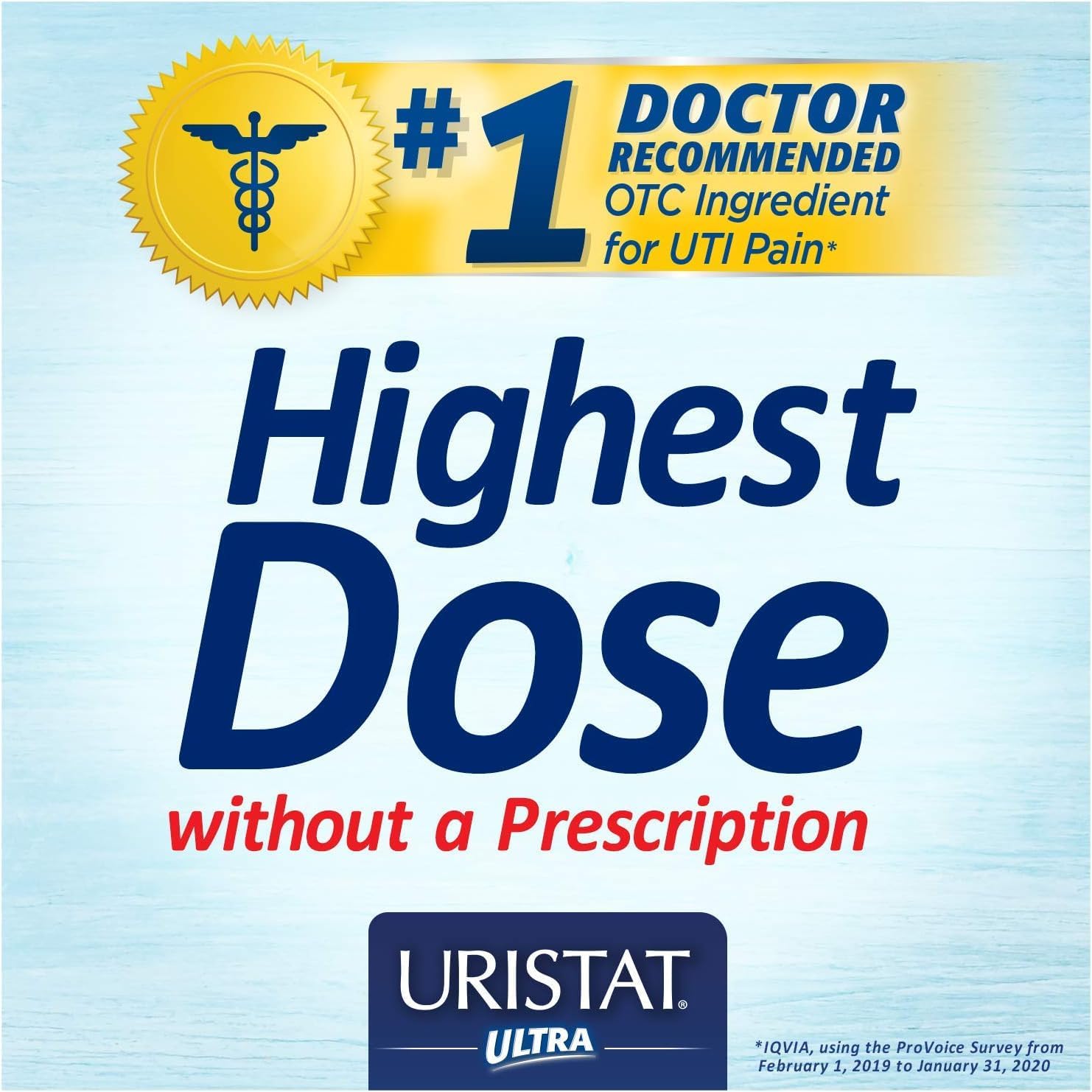 URISTAT Ultra UTI Relief Pack, 1 UTI Test Strip & 12 Pain Relief Tablets (Pack of 4)