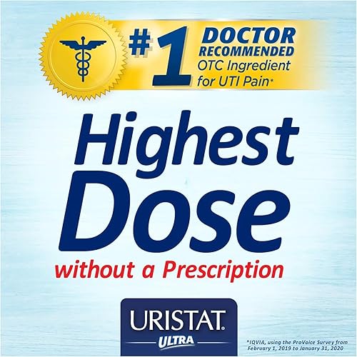 Miniatura 3 de URISTAT Ultra UTI Relief Pack, 1 tira de prueba de infección urinaria y 12 tabletas para aliviar el dolor (paquete de 2)