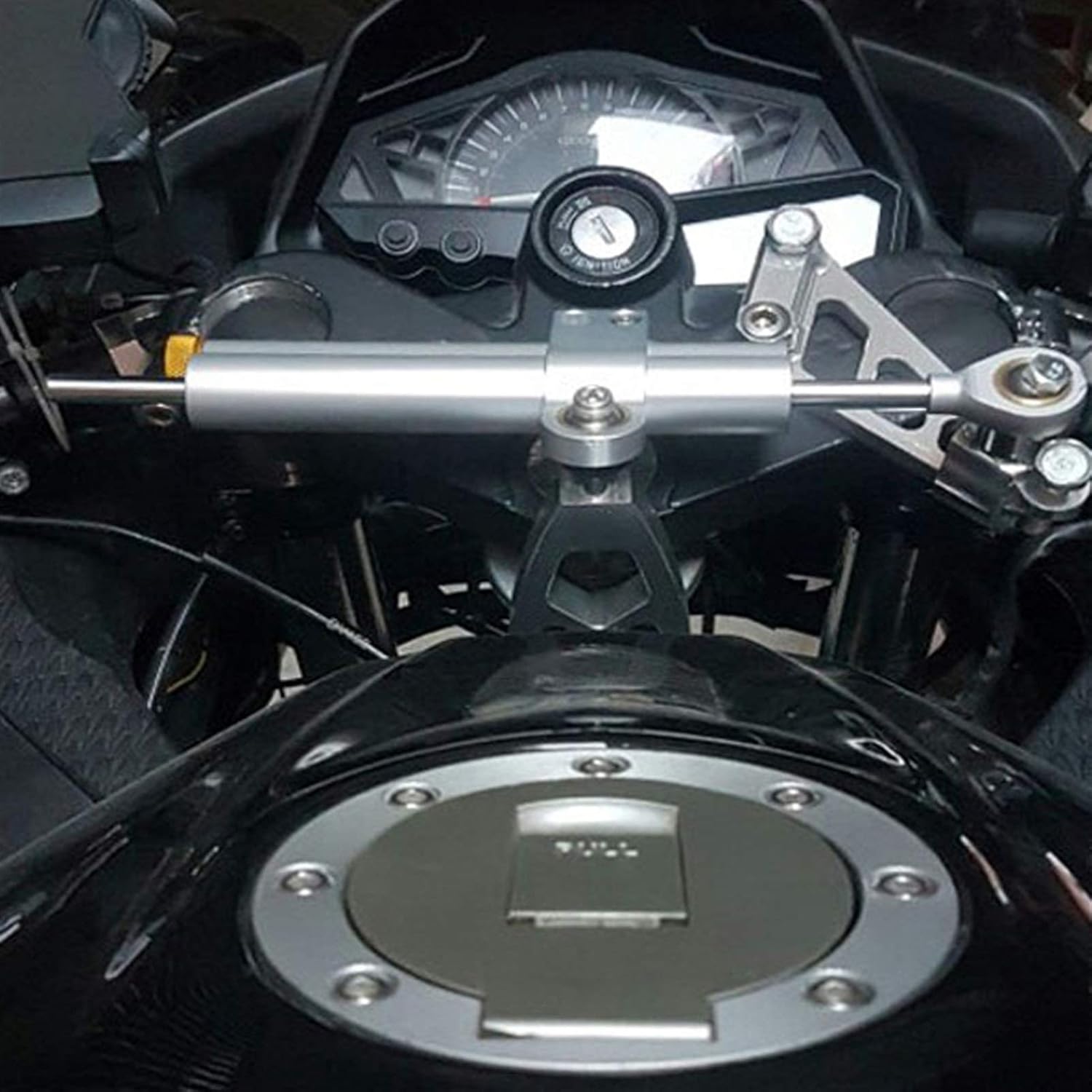 Moto Parts Motorcycle Steering Dampers Stabilizer Suitable for most motorcycle models(B)