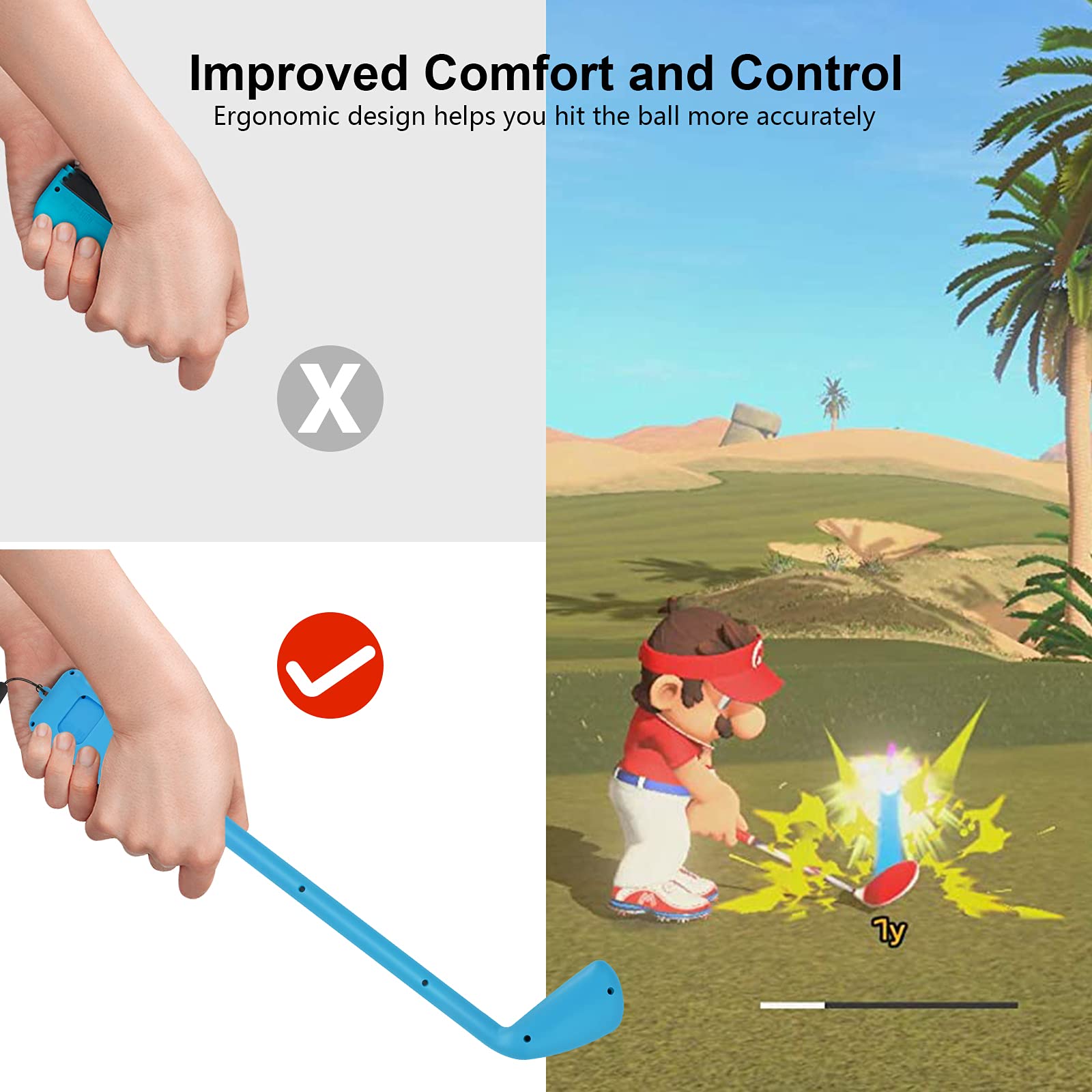 Amazon.co.jp: DLseego Switch ゴルフクラブ Nintendo Switch対応 Joy